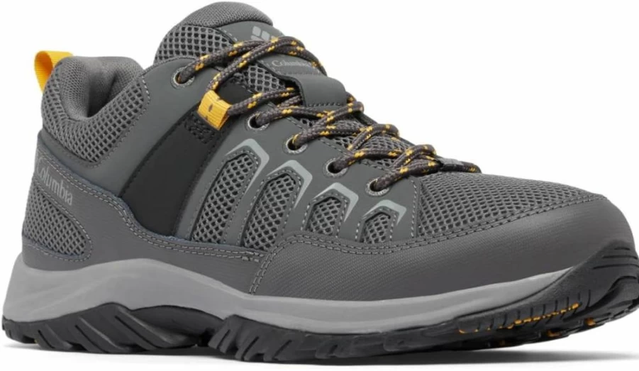 Columbia Men's Granite Trail Waterproof Hiking Shoes - Durable Outdoor Trekking Footwear for Men
