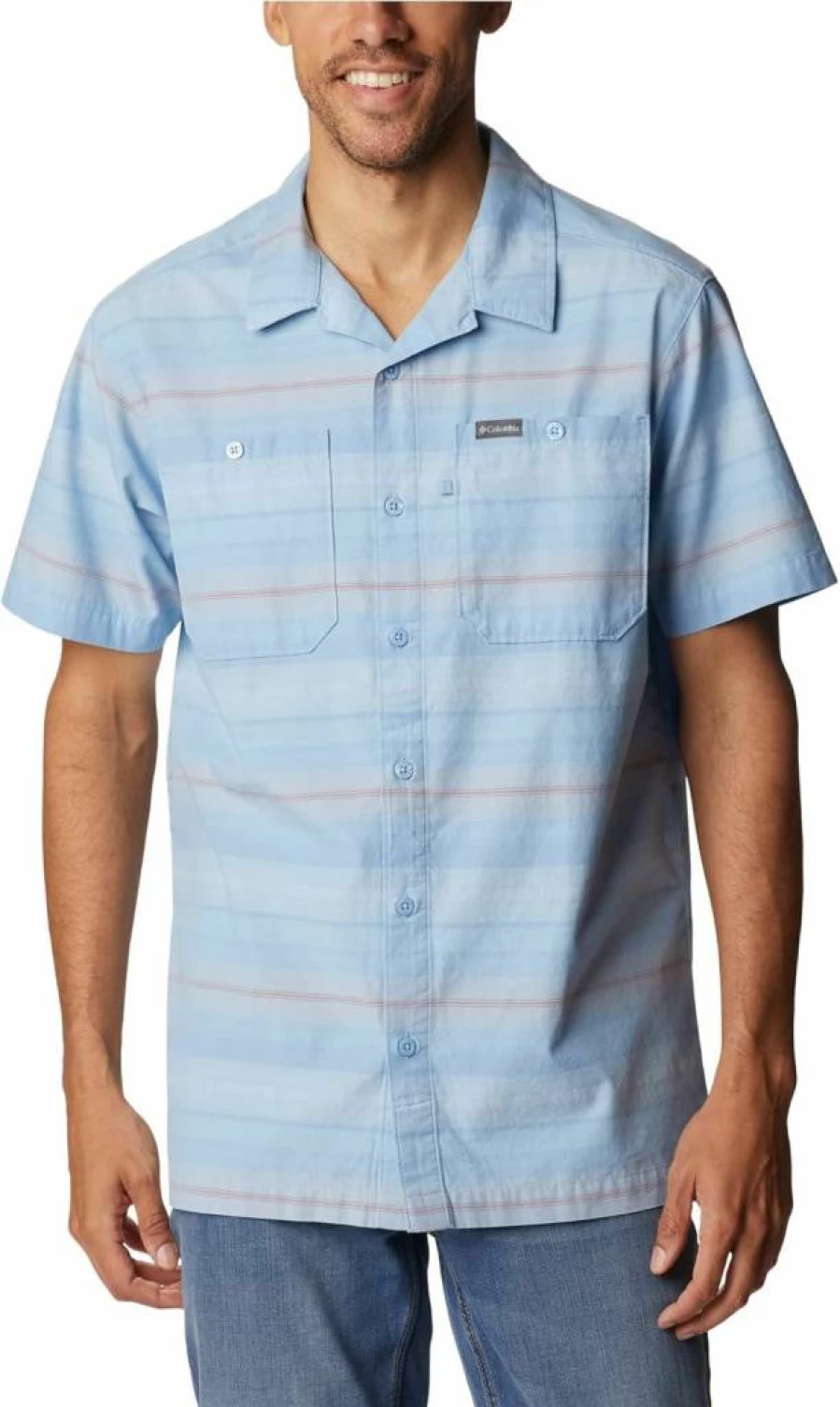 Columbia Men's Scenic Ridge Short Sleeve Hiking Shirt - Lightweight Quick-Dry Outdoor Top