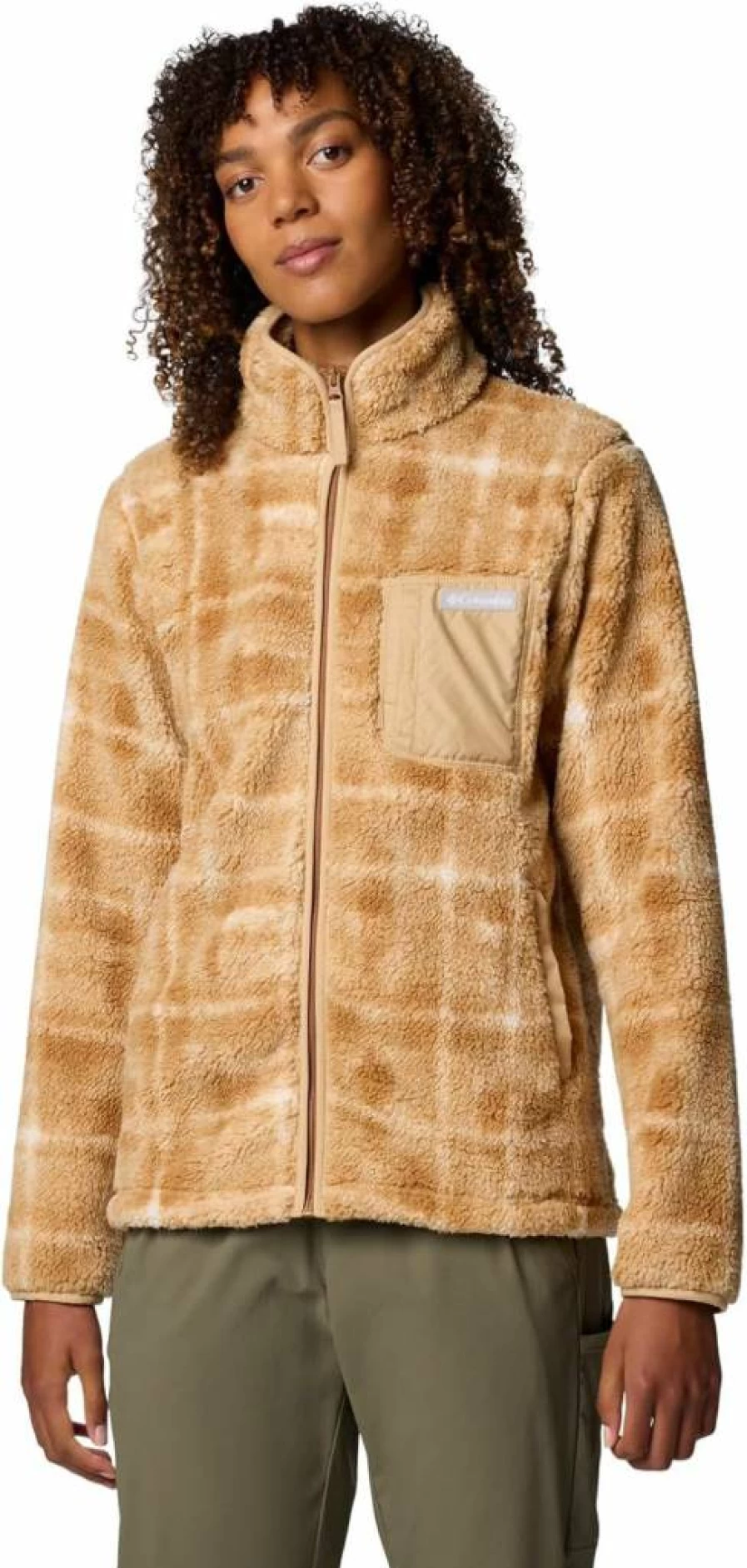 Columbia Women's West Bend II Full Zip Printed Jacket - Lightweight Outdoor Hiking Fleece