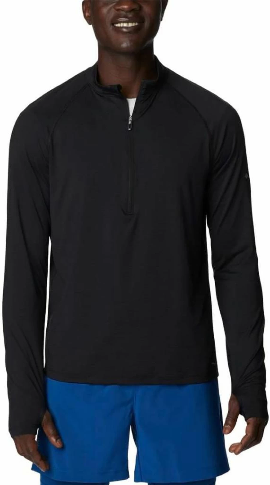 Columbia Men's Endless Trail 1/2 Zip Long Sleeve Mesh Hiking Shirt - Breathable Quick-Dry Performance Top