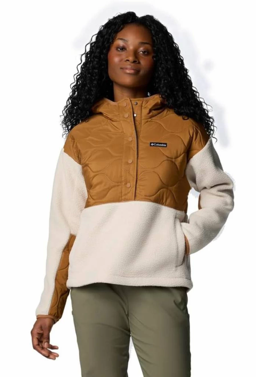 Columbia Women's Cloud Point Hooded Fleece Jacket - Lightweight & Warm Winter Pullover
