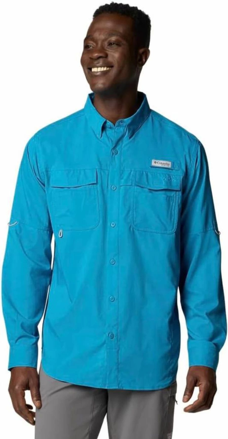 Columbia Men's Blood & Guts V Long Sleeve Shirt - Moisture-Wicking Fishing & Outdoor Performance Top