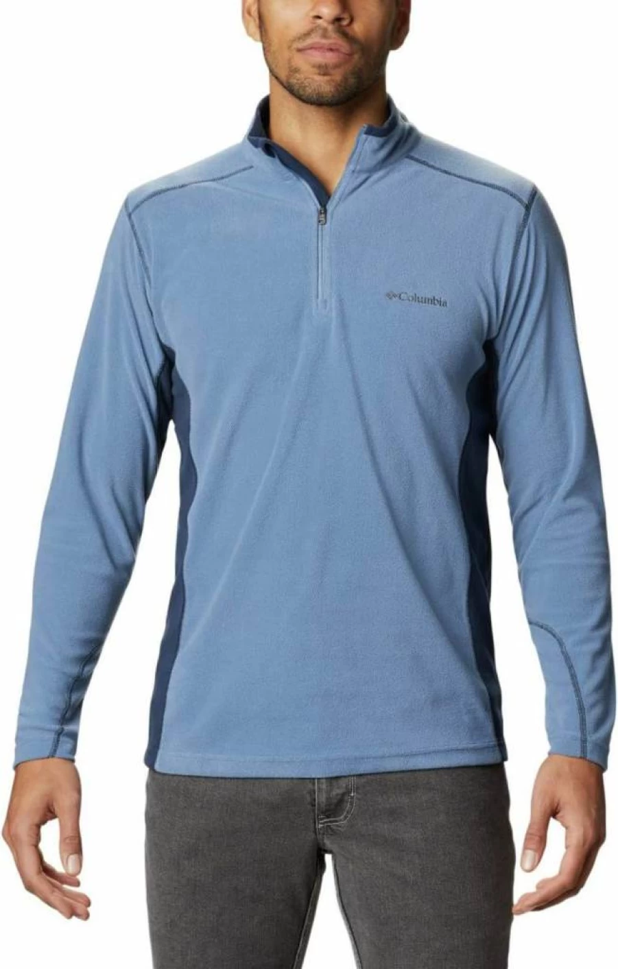 Columbia Men's Klamath Range II Half Zip Fleece Jacket - Lightweight Hiking Pullover
