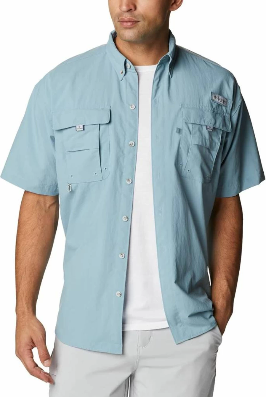 Columbia Men's Bahama II Short Sleeve Shirt - Lightweight, Quick-Dry, UPF Sun Protection