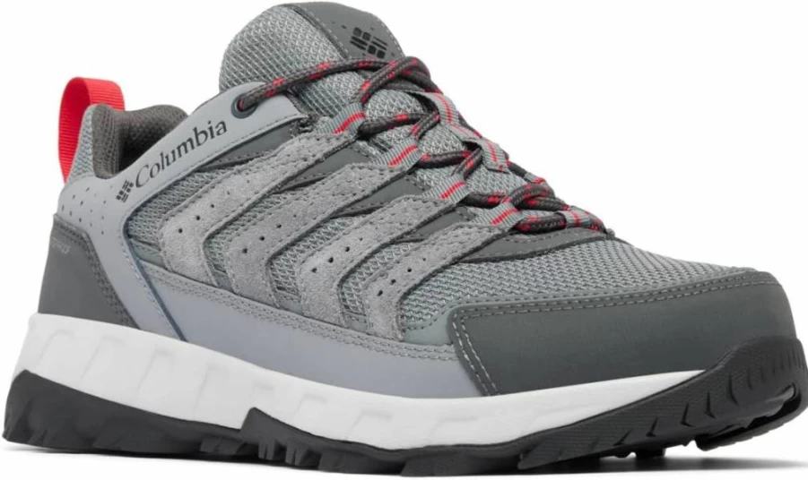 Columbia Men's Strata Trail Low Waterproof Hiking Shoes - Lightweight Outdoor Trekking Footwear for Men