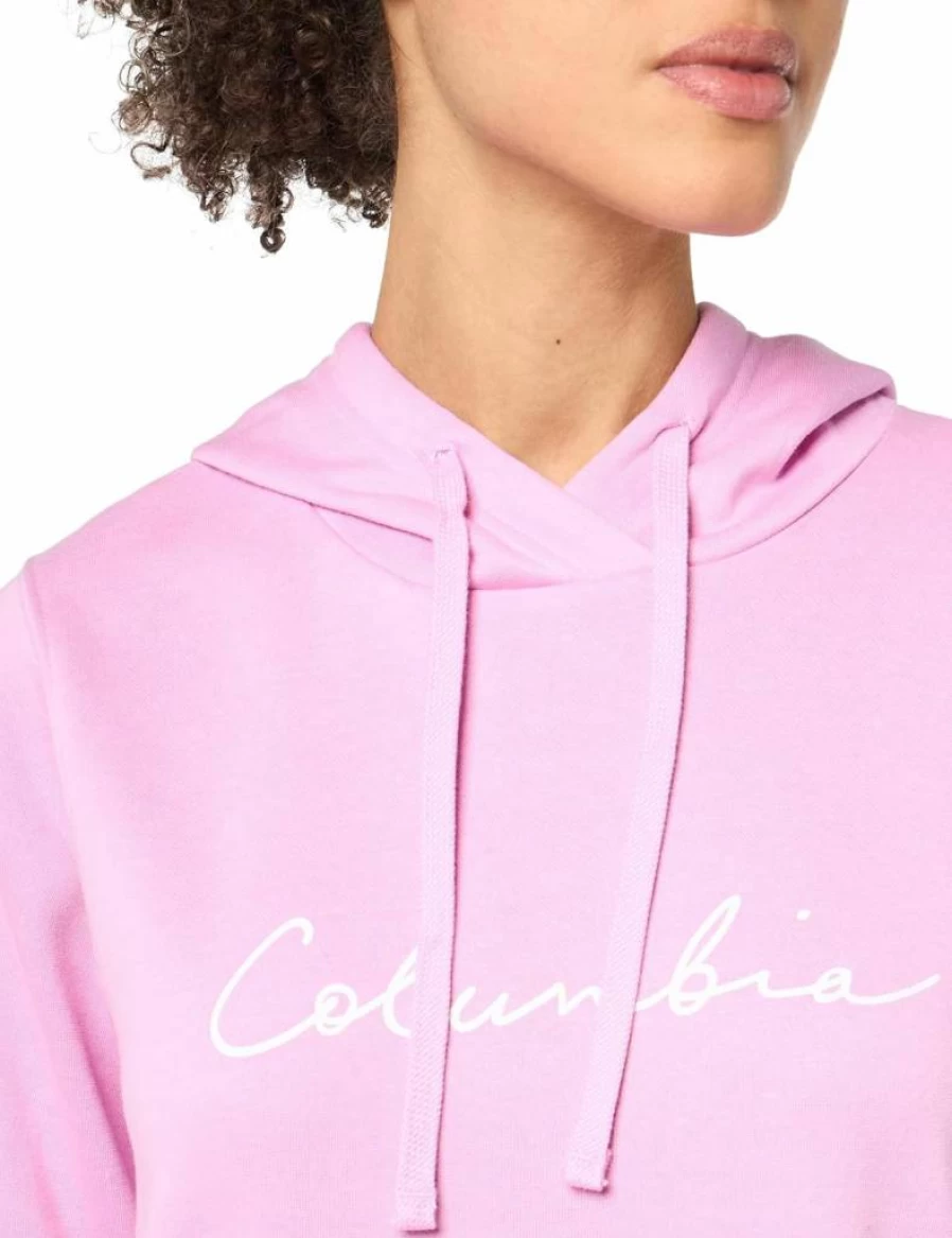 Columbia Women's Trek Graphic Hooded Sweatshirt - Lightweight Fleece Pullover for Hiking & Outdoor Activities