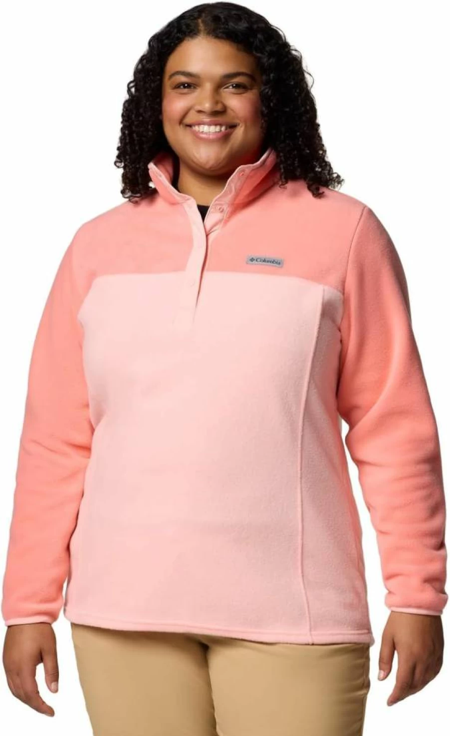 Columbia Women's Benton Springs Half-Zip Fleece Pullover II - Lightweight Snap Jacket for Outdoor Activities