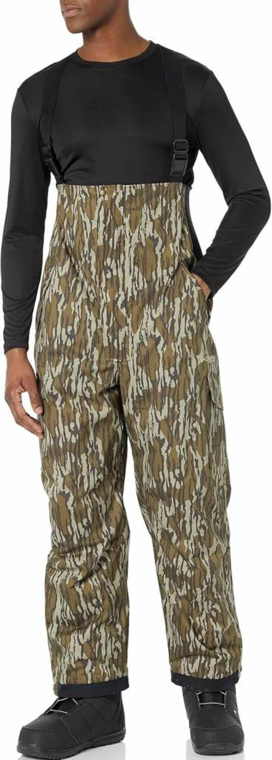 Columbia Men's Widgeon III Bib Waterproof Snow Pants - Winter Insulated Ski Bib Overalls