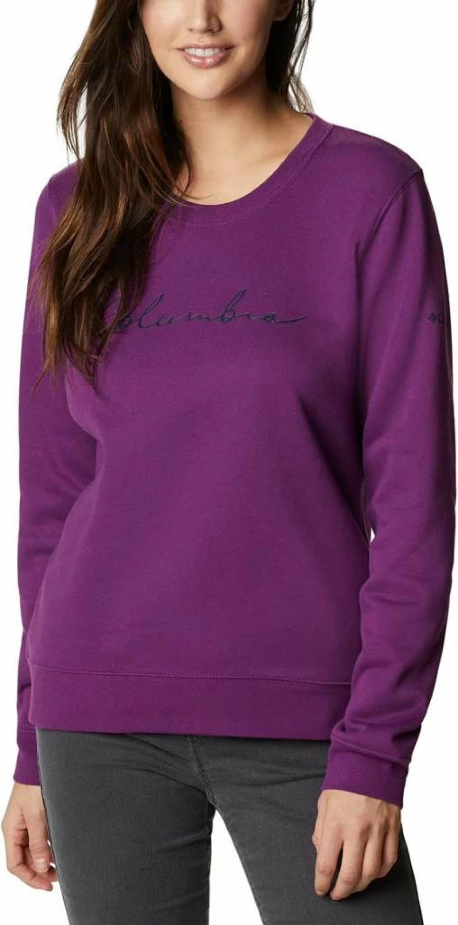 Columbia Women's Trek Graphic Crew Neck Hiking Shirt - Lightweight Quick-Dry Outdoor Top