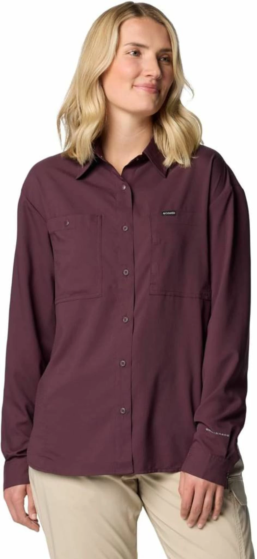 Columbia Women's Silver Ridge Utility Long Sleeve Shirt - Lightweight Hiking & Outdoor Performance Shirt