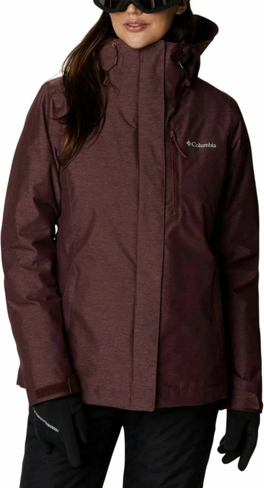 Columbia Women's Whirlibird IV Interchangeable Waterproof Winter Jacket – Breathable Ski Coat for Cold Weather