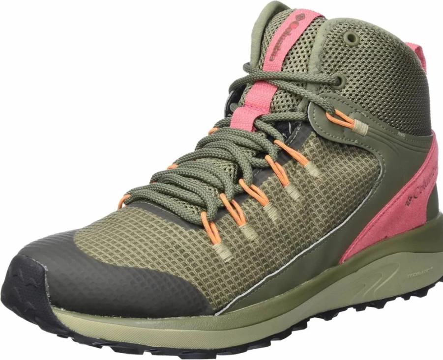 Columbia Women's Trailstorm Mid Waterproof Hiking Boots - Lightweight Trail Shoes for Outdoor Adventures