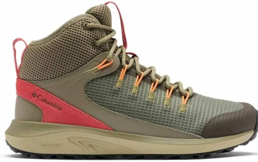 Columbia Women's Trailstorm Mid Waterproof Hiking Boots - Lightweight Trail Shoes for Outdoor Adventures