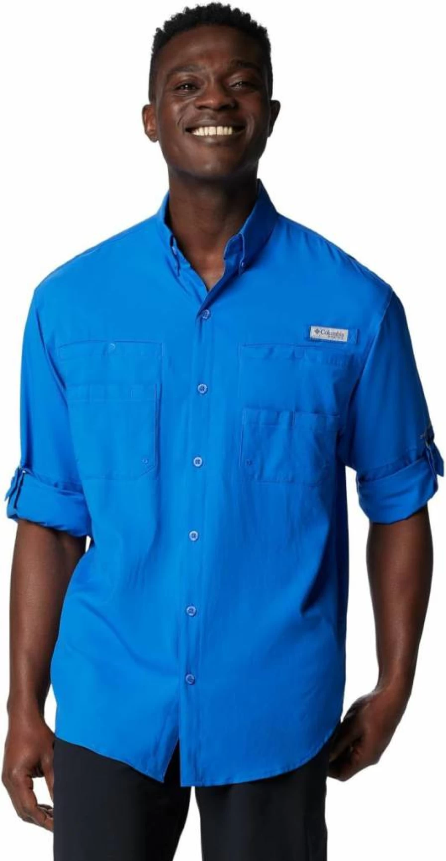 Columbia Men's PFG Tamiami II Long Sleeve Fishing Shirt - UPF Sun Protection, Quick-Dry Performance