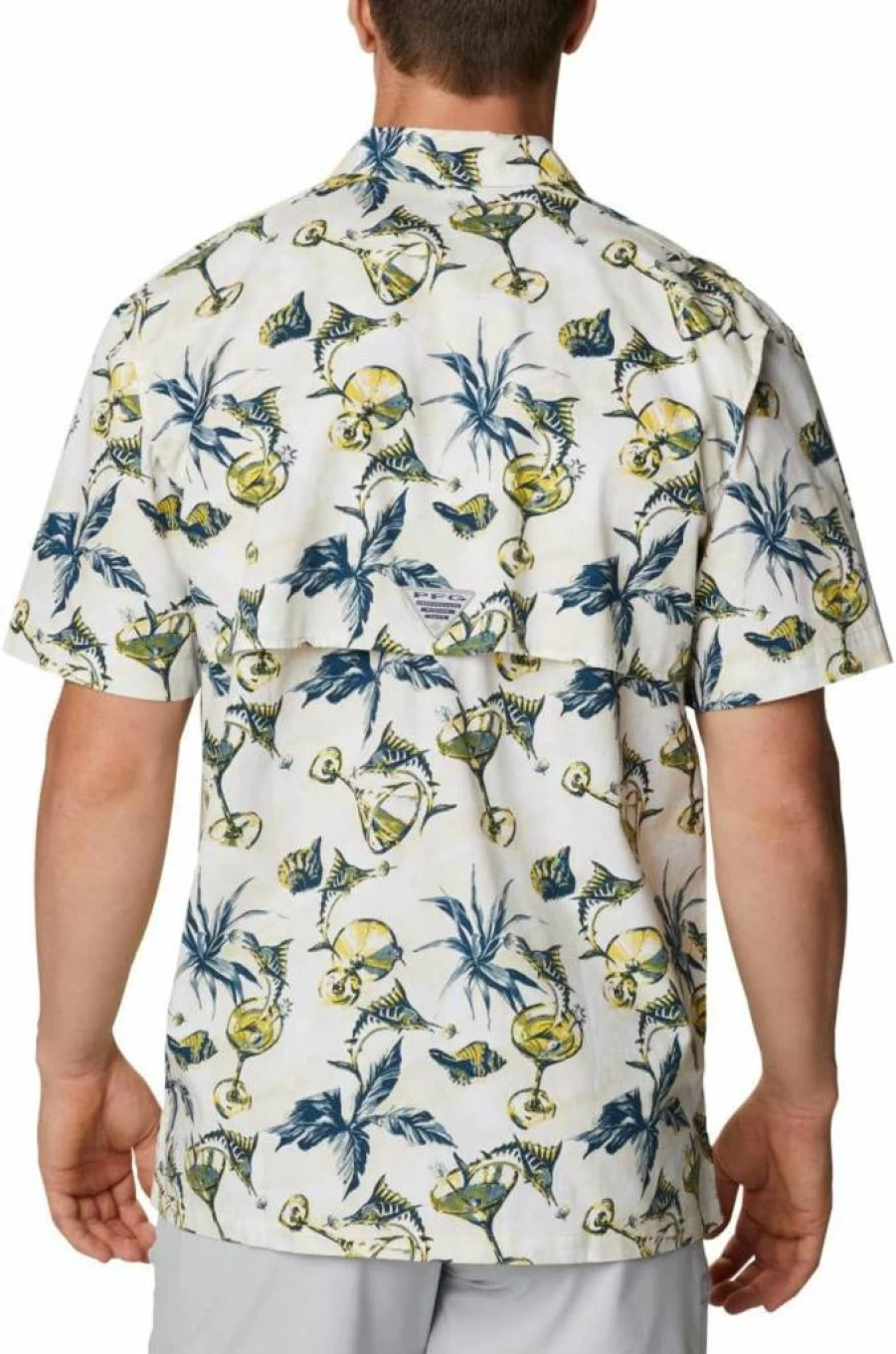 Columbia Men's PFG Bahama II Short Sleeve Shirt - UPF 50+ Sun Protection, Quick-Dry Fishing Shirt
