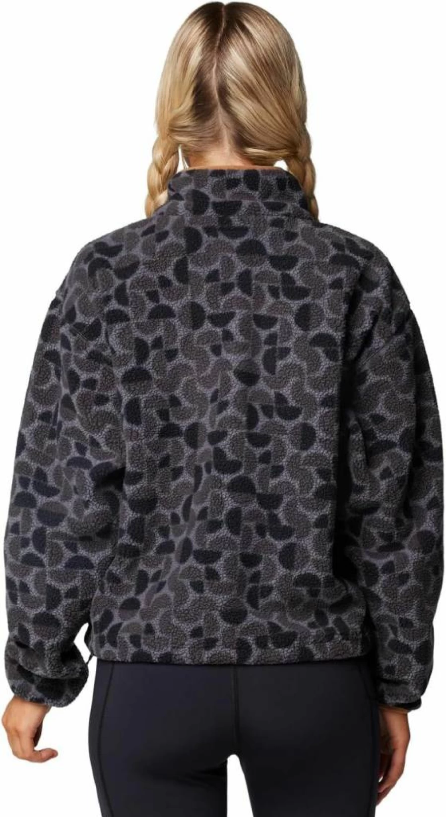 Columbia Women's Helvetia II Printed Cropped Half-Snap Shirt - Floral Summer Tops
