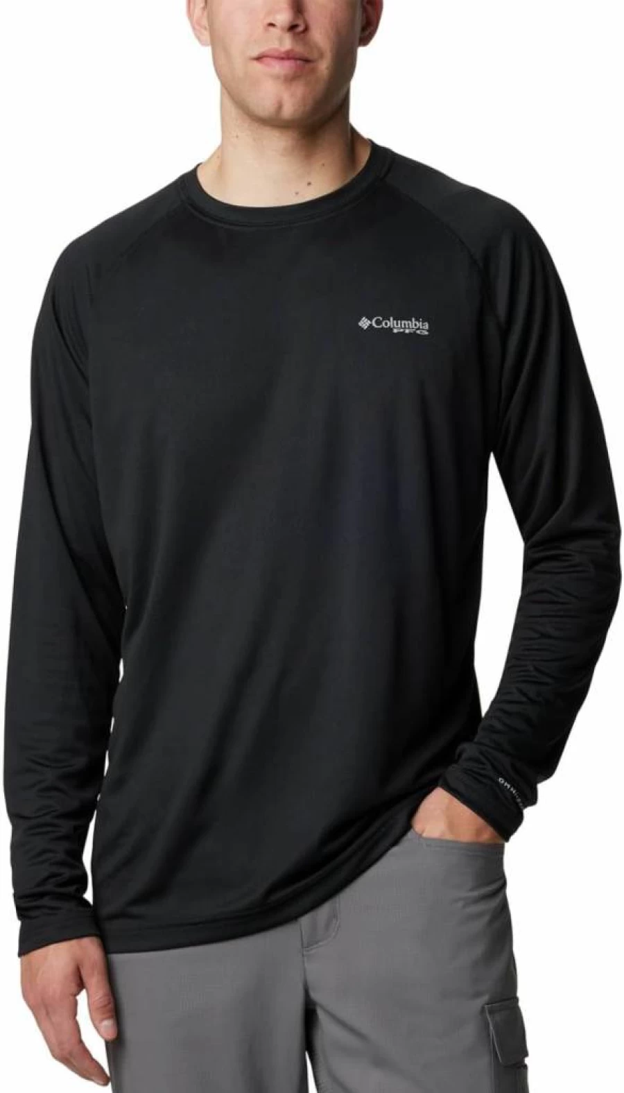 Columbia Men's PFG Solar Stream Long Sleeve Fishing Shirt - UPF Sun Protection, Quick-Dry Performance