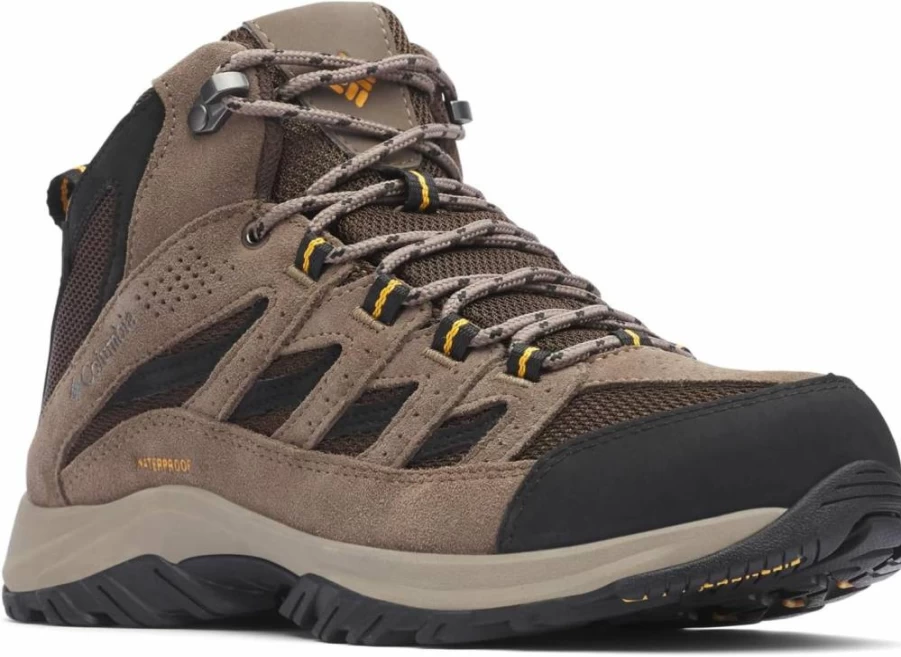 Columbia Men's Crestwood Mid Waterproof Hiking Boots - Outdoor Trekking Shoes for Men