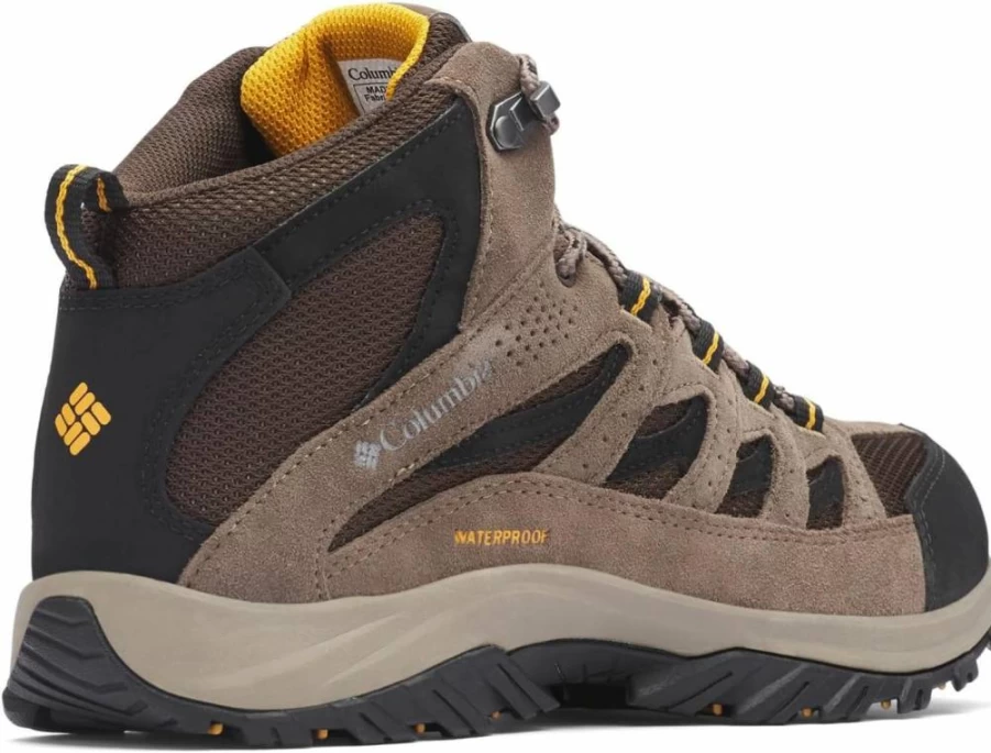Columbia Men's Crestwood Mid Waterproof Hiking Boots - Outdoor Trekking Shoes for Men