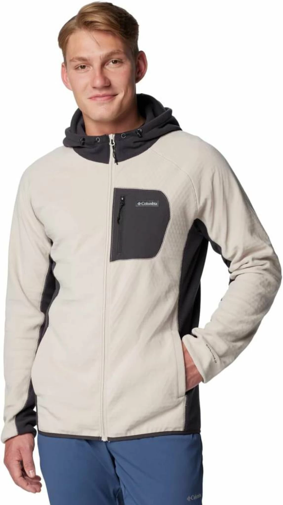Columbia Men's Full Zip Hooded Tracks Jacket II - Outdoor Performance Fleece