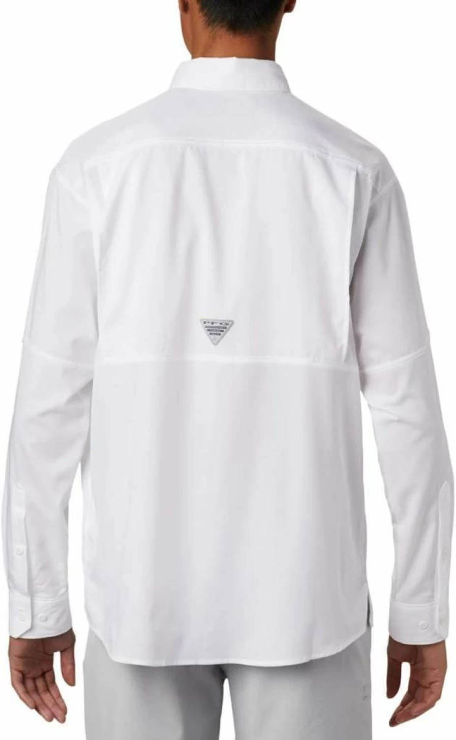 Columbia Men's Big & Tall Low Drag Offshore Long Sleeve Shirt - Sun Protection Fishing Shirt, White, 5XL