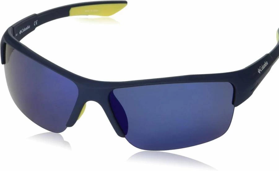 Columbia Men's Wingard Rectangular Polarized Sunglasses for UV Protection & Outdoor Sports
