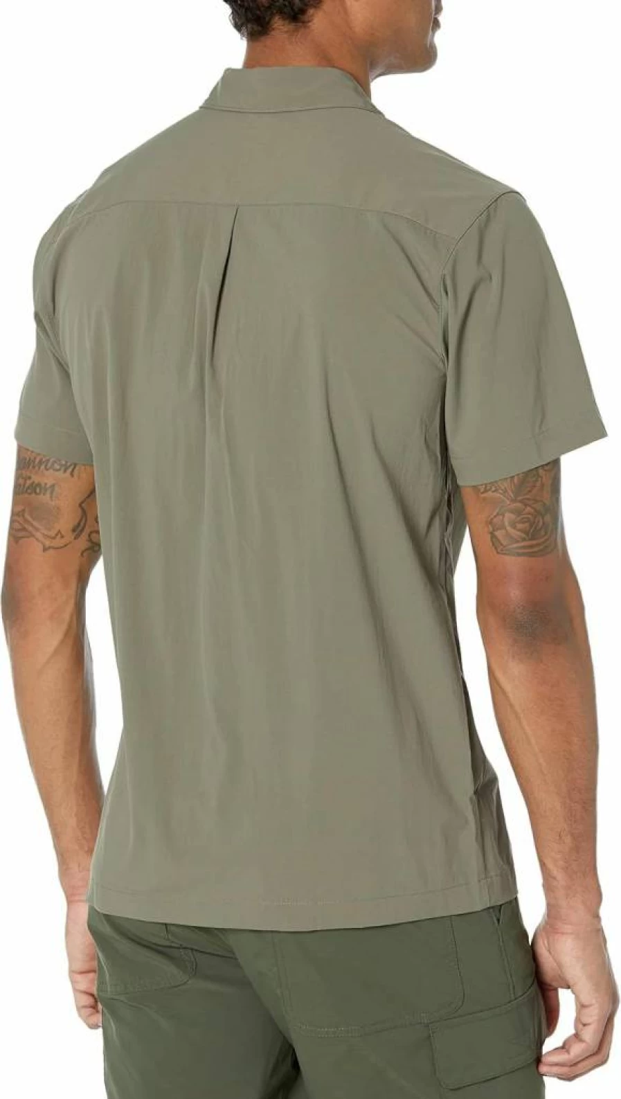 Columbia Men's CanyonGate Utility Short Sleeve Shirt - Lightweight Outdoor Hiking & Travel Top