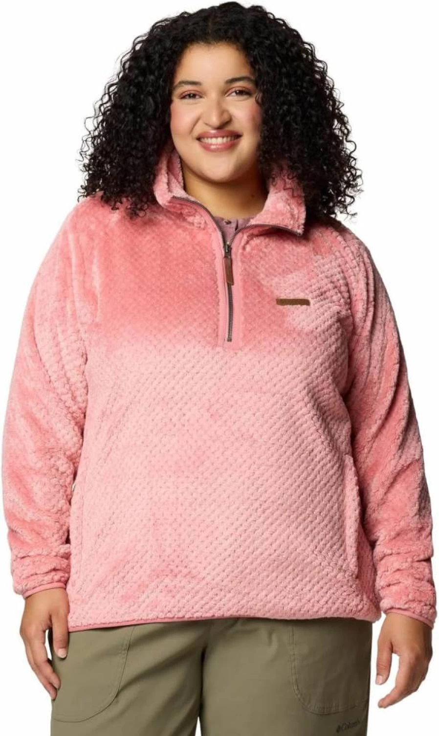 Columbia Women's Fireside Sherpa Fleece Quarter-Zip Pullover - Warm Winter Jacket