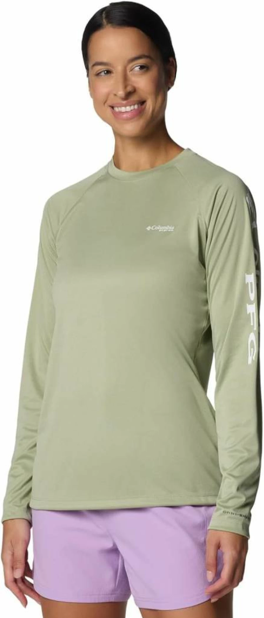 Columbia Women's Super Tidal Vent Long Sleeve T-Shirt - Moisture-Wicking & Breathable Hiking Top