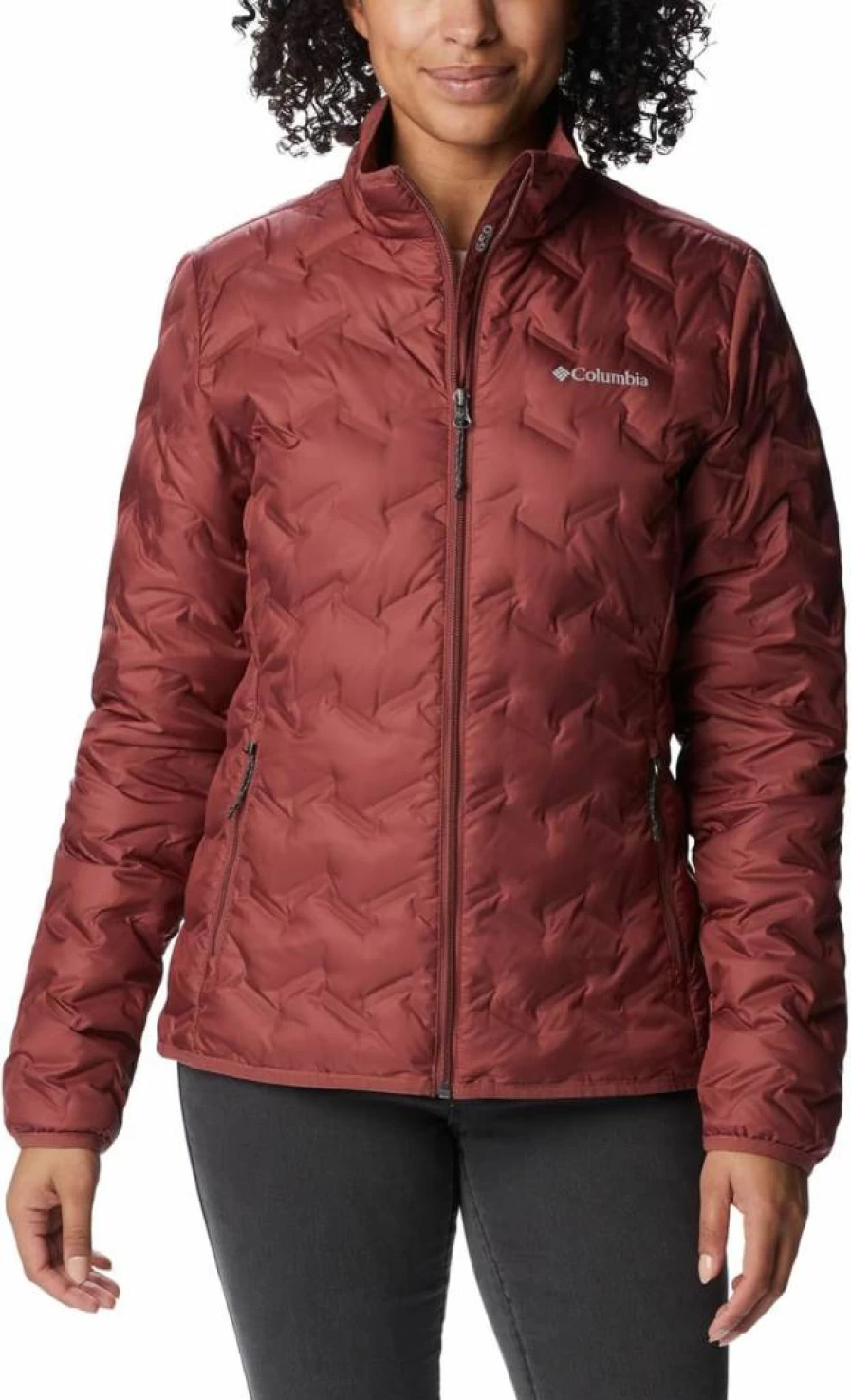 Columbia Women's Delta Ridge Lightweight Water-Resistant Down Puffer Jacket for Cold Weather
