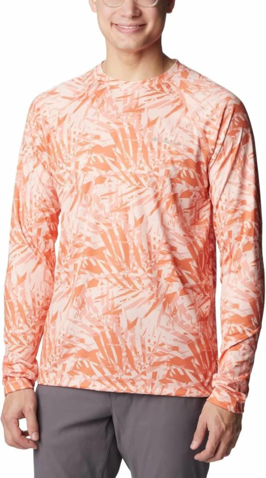 Columbia Men's SummerDry Moisture-Wicking Printed Long Sleeve Shirt for Outdoor Activities