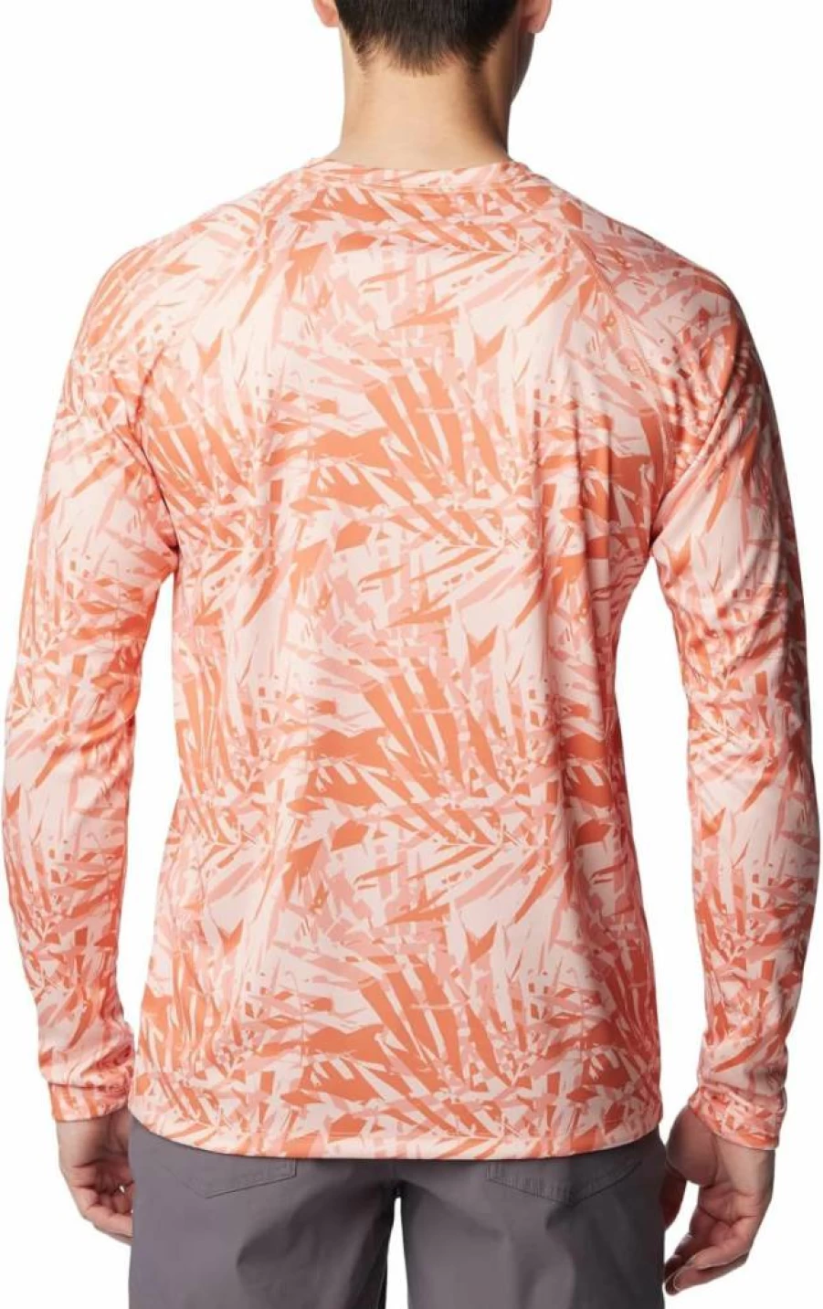 Columbia Men's SummerDry Moisture-Wicking Printed Long Sleeve Shirt for Outdoor Activities