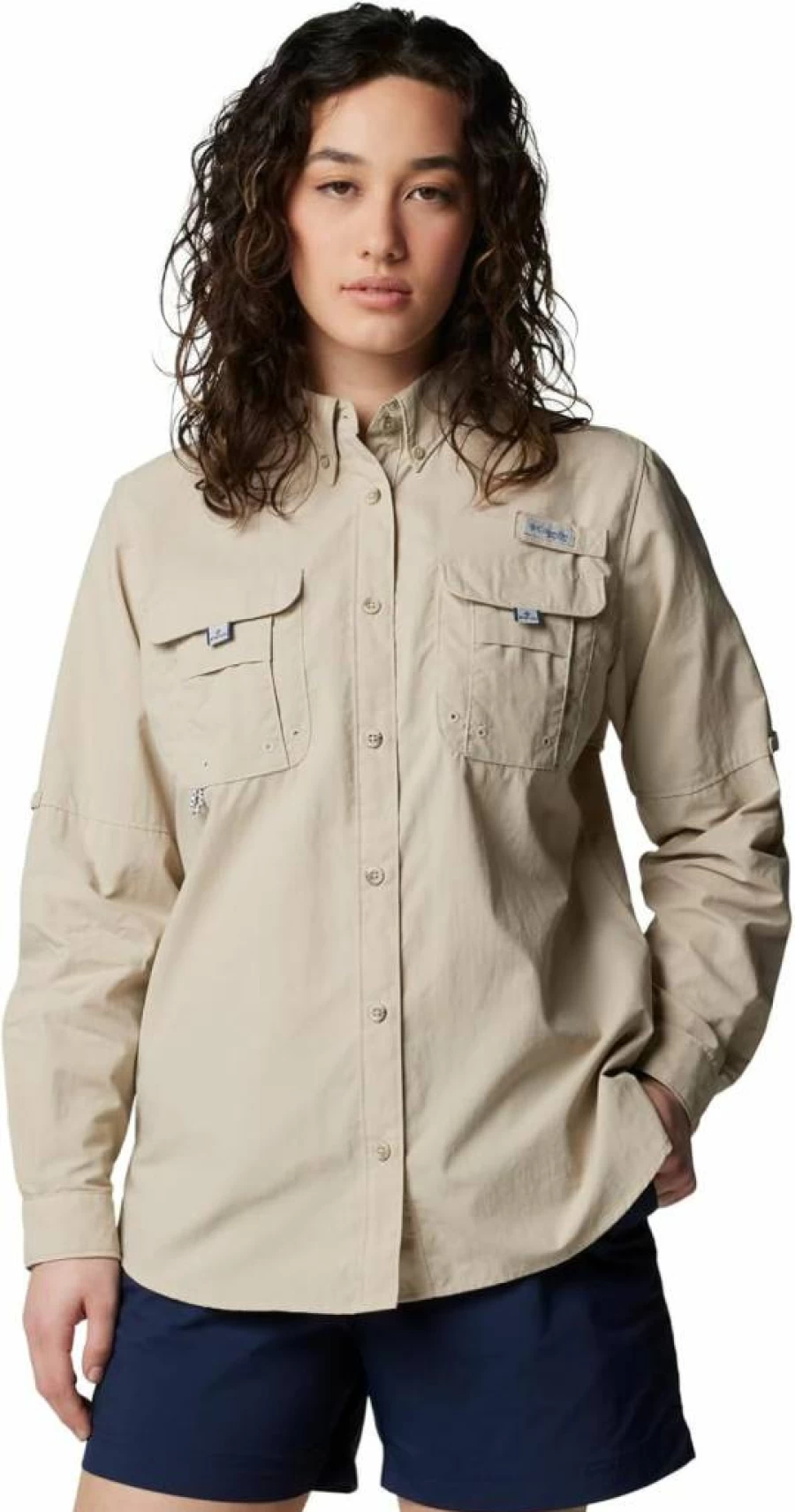 Columbia Women's Bahama Long Sleeve Shirt - Lightweight UPF Sun Protection & Moisture-Wicking Performance Top