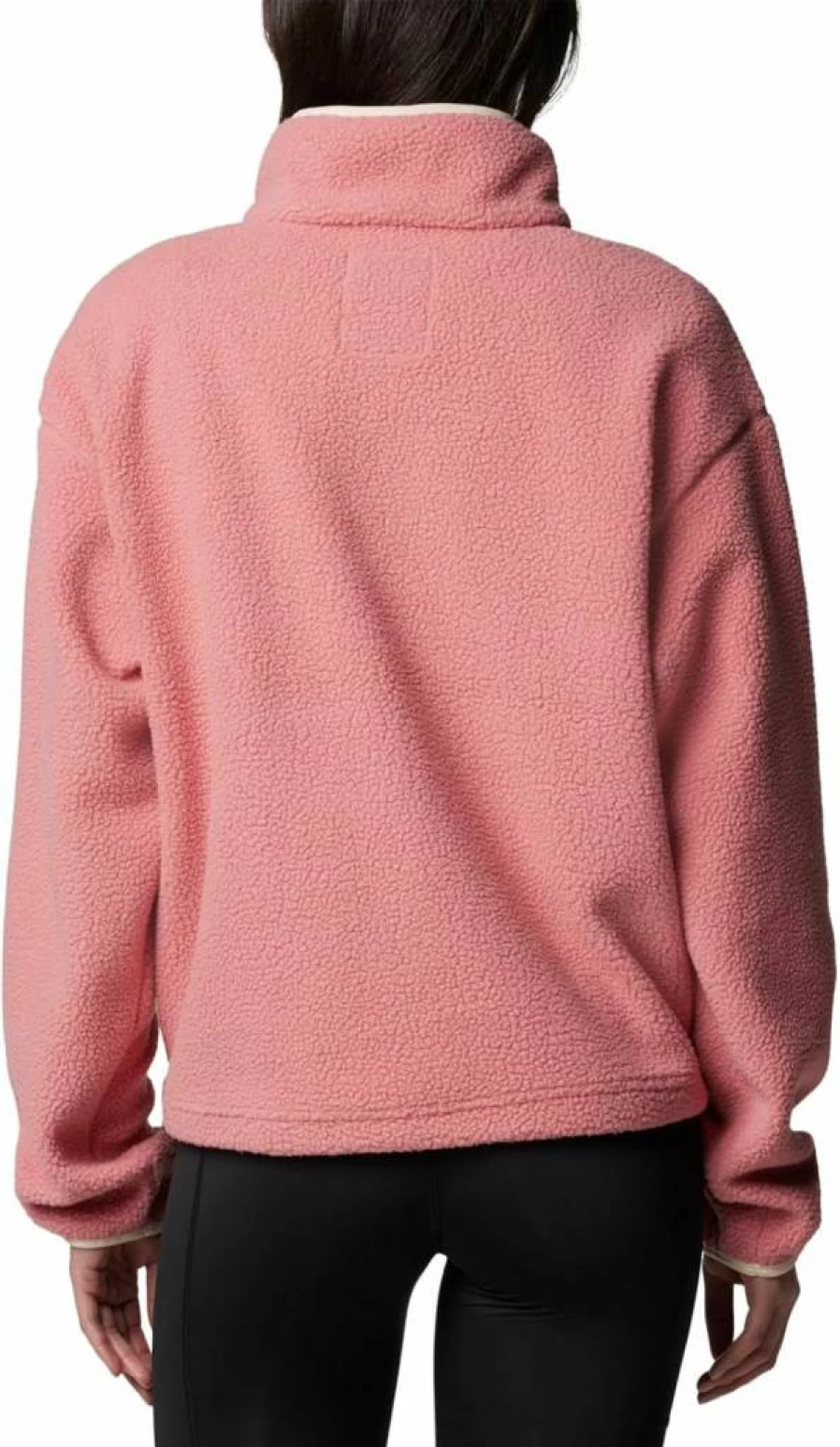 Columbia Women's Helvetia II Cropped Half-Zip Fleece Jacket - Lightweight & Warm Snap Closure