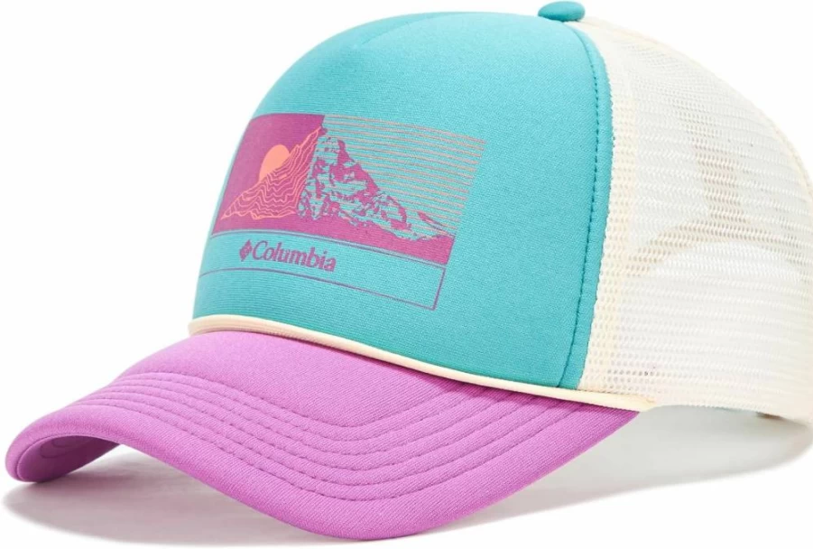 Columbia Women's Misty Ridge Foam Trucker Hat - Lightweight Comfortable Adjustable Outdoor Cap
