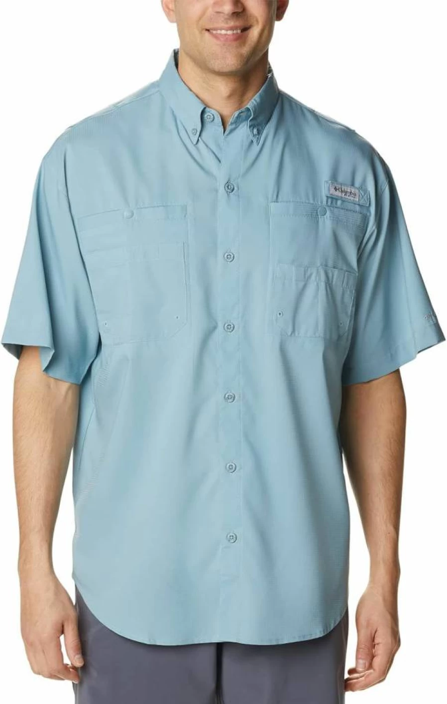 Columbia Men's PFG Tamiami II Fishing Shirt - UPF Sun Protection, Quick-Dry, Short Sleeve Performance Shirt