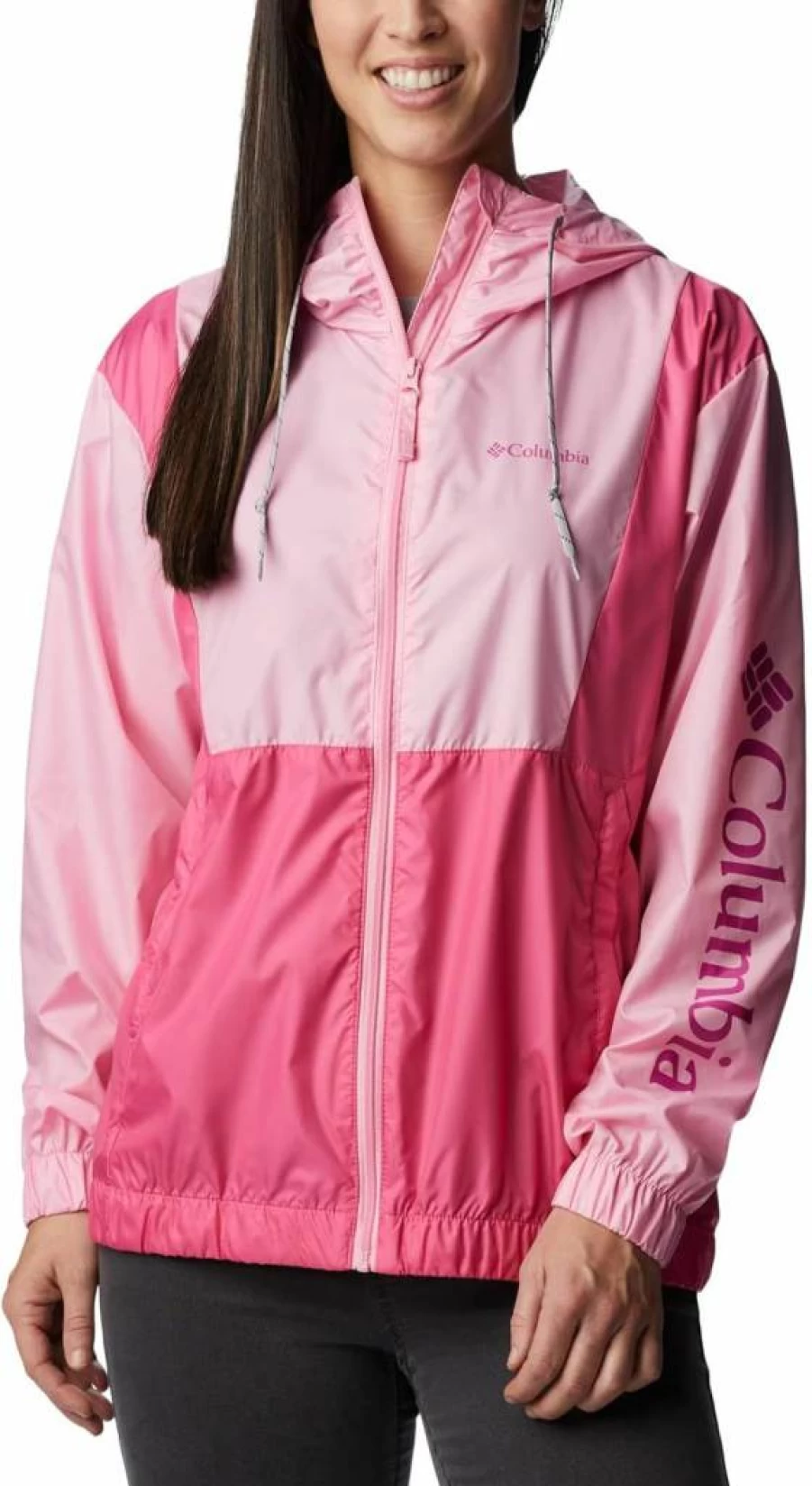 Columbia Women's Lily Basin Waterproof Jacket – Lightweight Outdoor Raincoat for Hiking & Travel