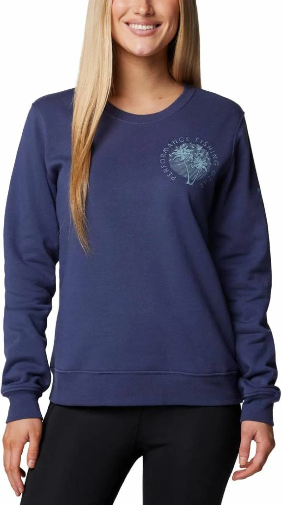 Columbia Women's PFG Graphic Crewneck Sweatshirt | Fishing & Outdoor Comfort
