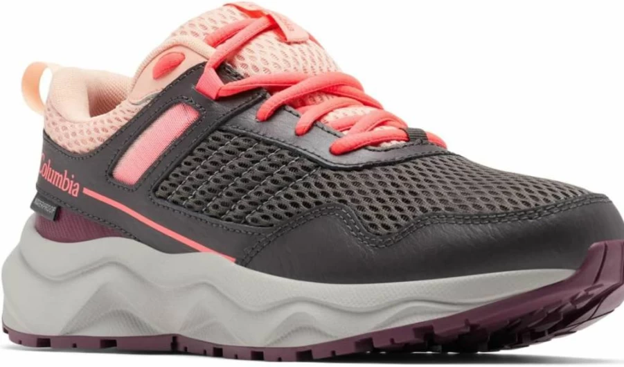 Columbia Women's Plateau Waterproof Hiking Shoes - Lightweight Trail Running Shoes for Women with Omni-Grip Traction