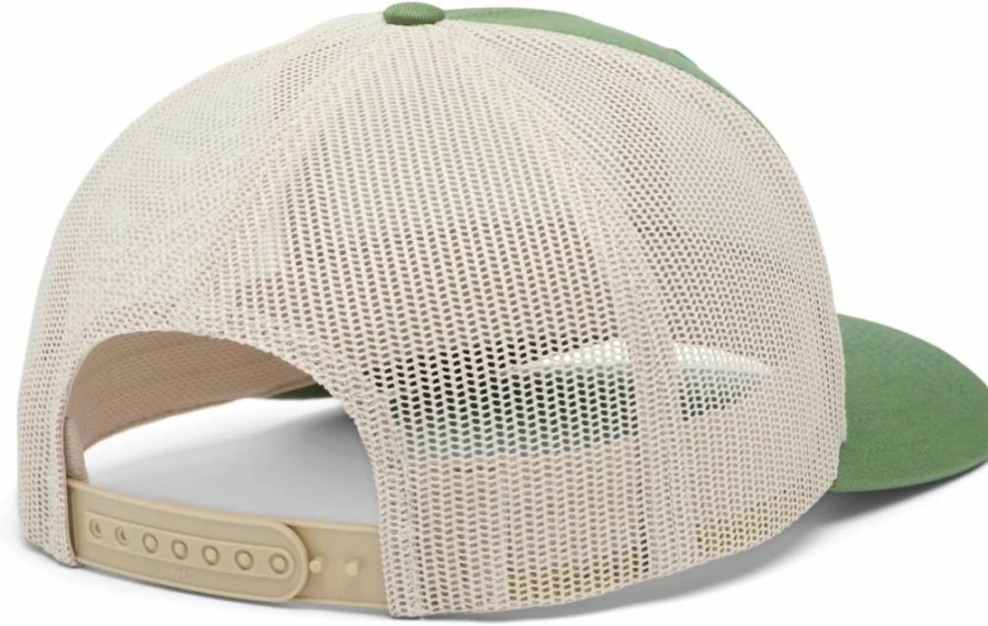 Columbia Men's Mesh Snapback Hat with Tree Flag Design - Adjustable Trucker Cap