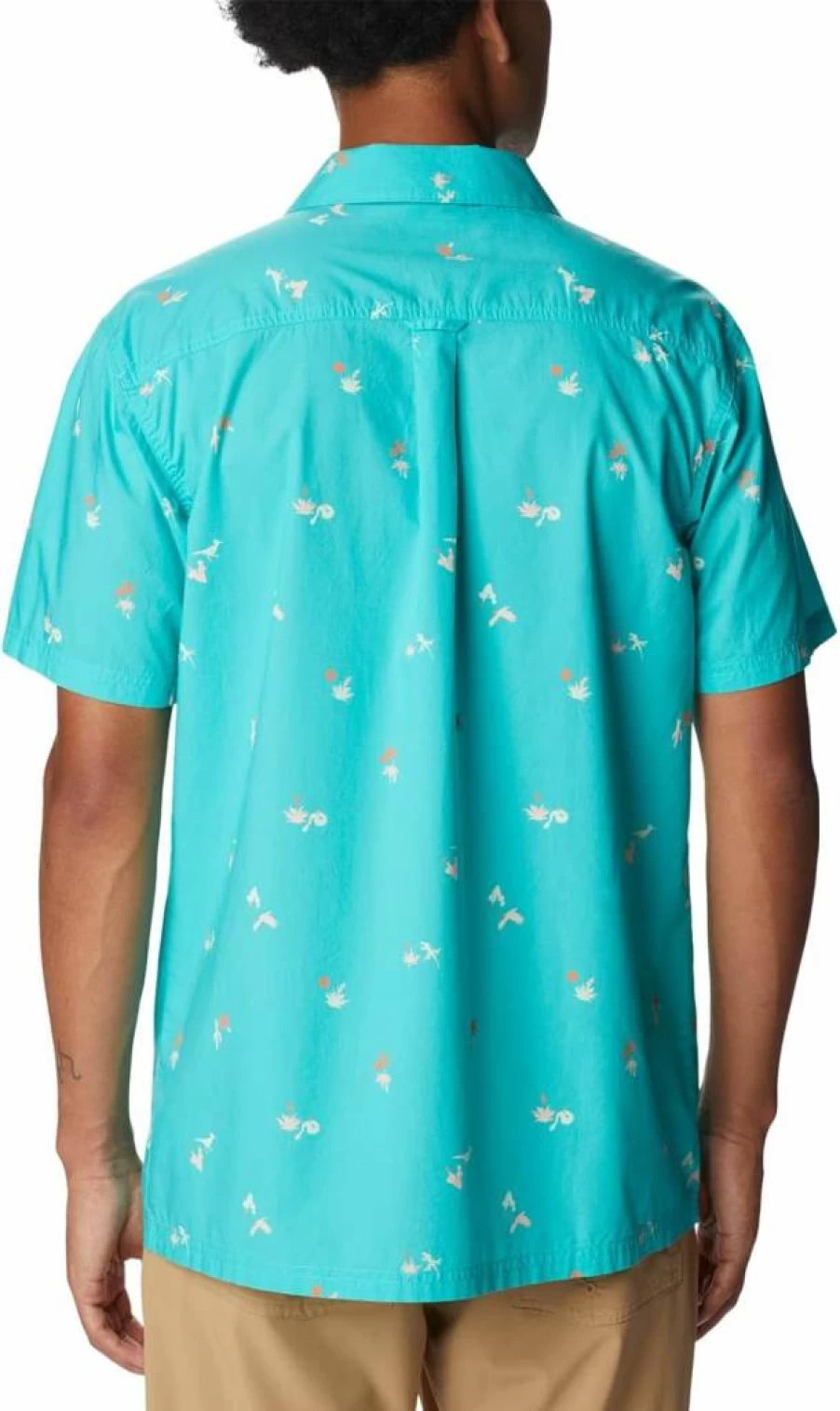 Columbia Men's Pine Canyon Short Sleeve Shirt - Lightweight Quick-Dry Hiking & Outdoor Top
