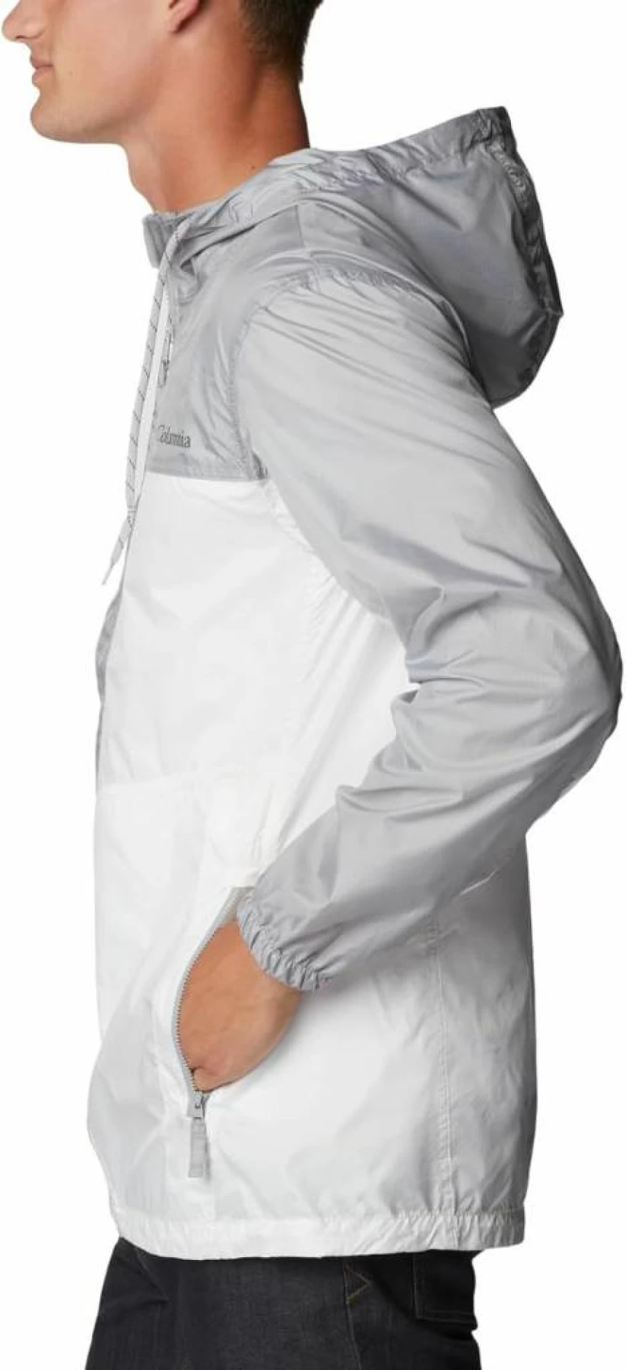 Columbia Men's Trail Traveler Windbreaker Jacket - Lightweight Water-Resistant Hiking & Outdoor Shell