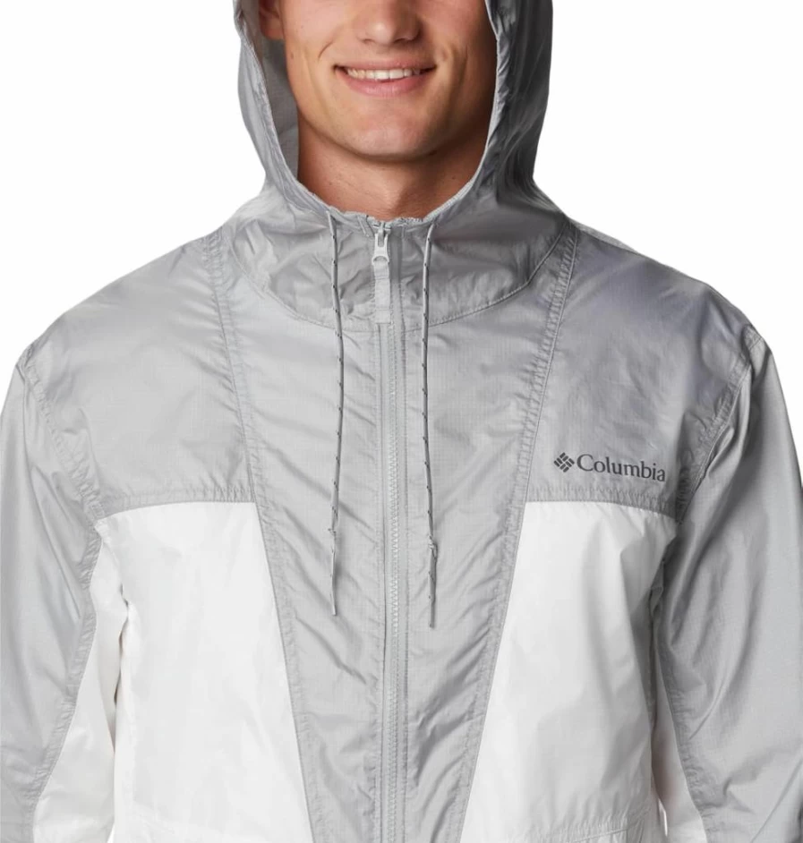 Columbia Men's Trail Traveler Windbreaker Jacket - Lightweight Water-Resistant Hiking & Outdoor Shell
