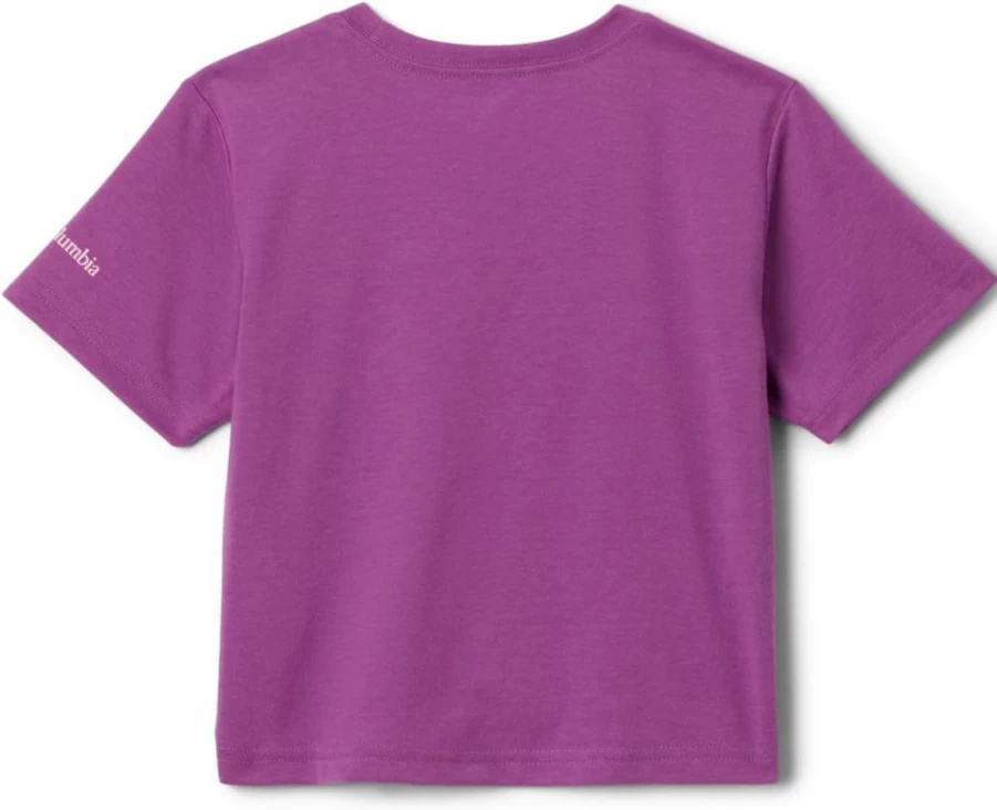 Columbia Girls' La Poudre Pass Short Sleeve T-Shirt - Quick-Dry & Comfortable Kids Hiking Tee