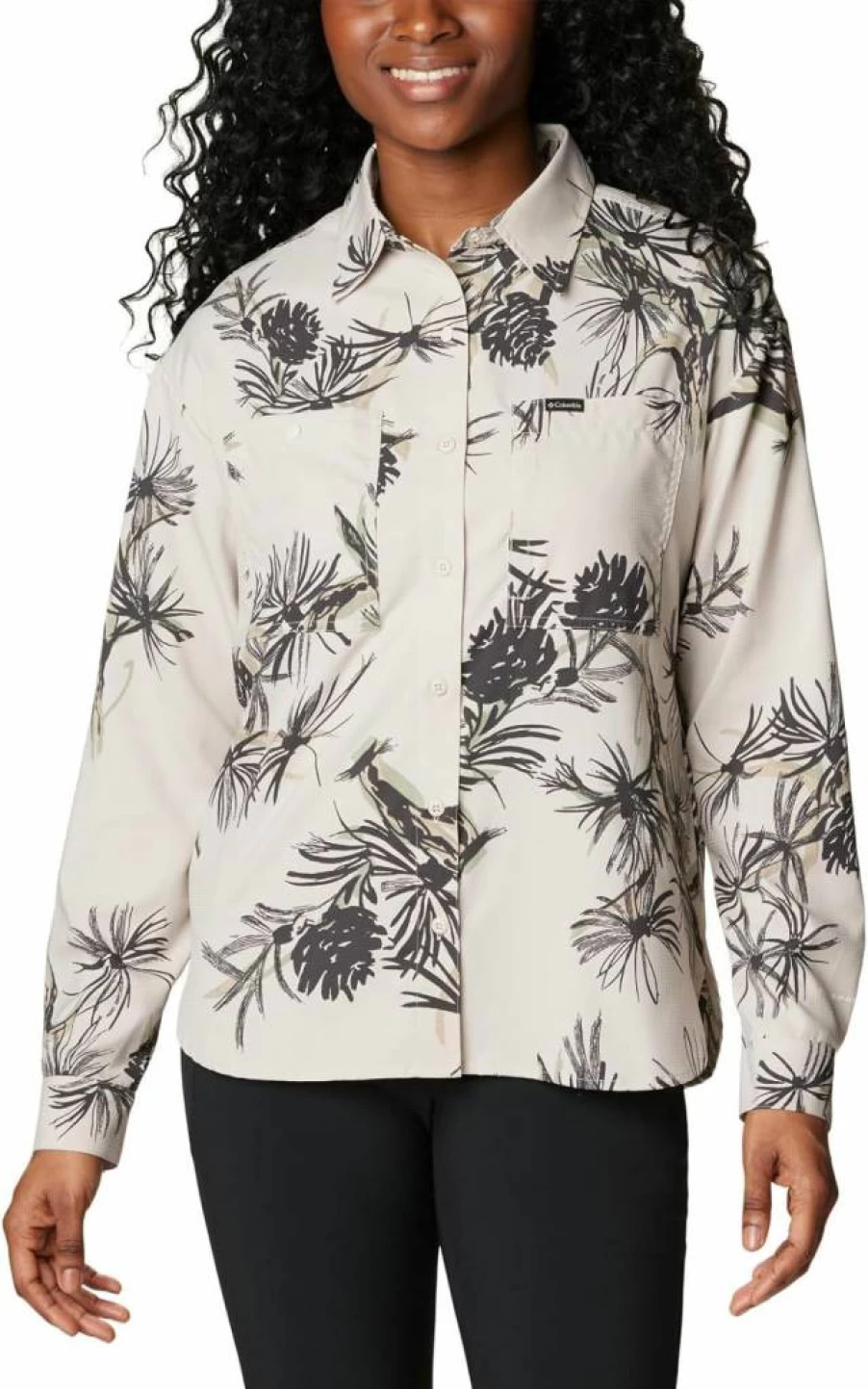 Columbia Women's Silver Ridge Utility Long Sleeve Shirt - UPF Sun Protection & Lightweight Hiking Top