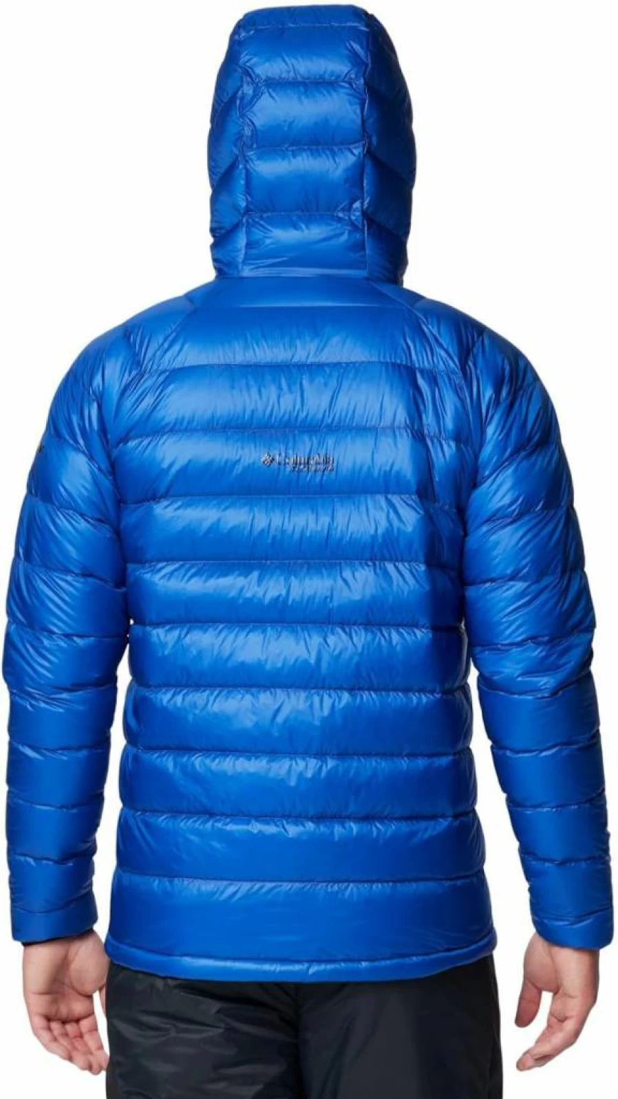 Columbia Men's Arctic Crest Down Hooded Winter Jacket - Lightweight Insulated Parka for Cold Weather