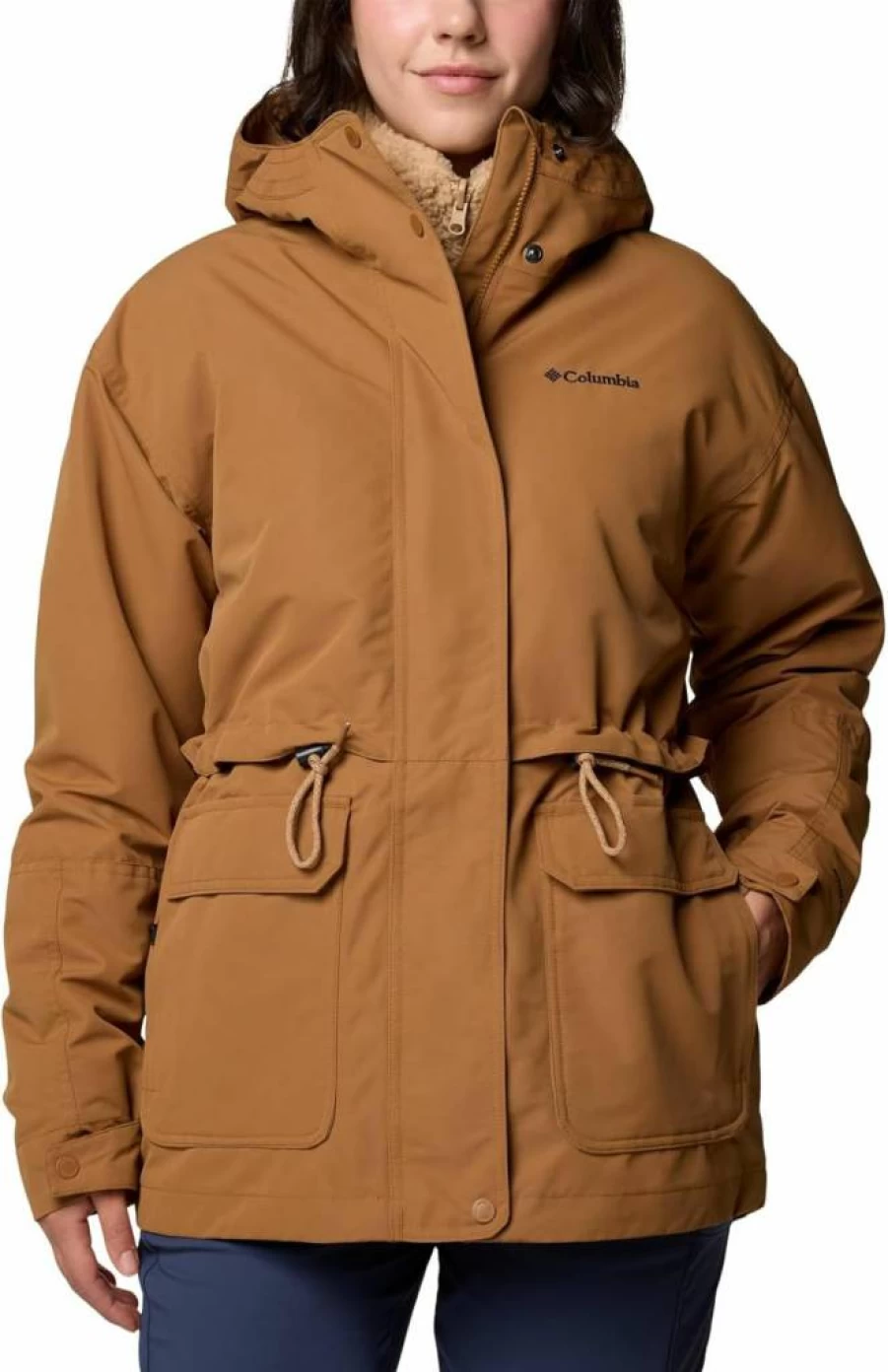 Columbia Women's Drop Ridge II Waterproof Interchangeable Jacket – Lightweight Outerwear for Hiking & Outdoor Activities