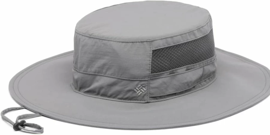 Columbia Unisex Bora Bora Booney Sun Hat 2024 - City Grey, One Size, UPF Protection, Wide Brim Bucket Hat for Outdoor Activities