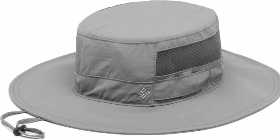 Columbia Unisex Bora Bora Booney Sun Hat 2024 - City Grey, One Size, UPF Protection, Wide Brim Bucket Hat for Outdoor Activities