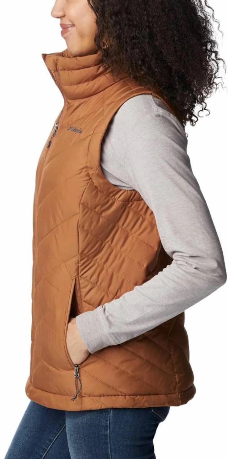 Columbia Women's Heavenly Lightweight Hooded Down Vest - Water-Resistant Winter Puffer Jacket